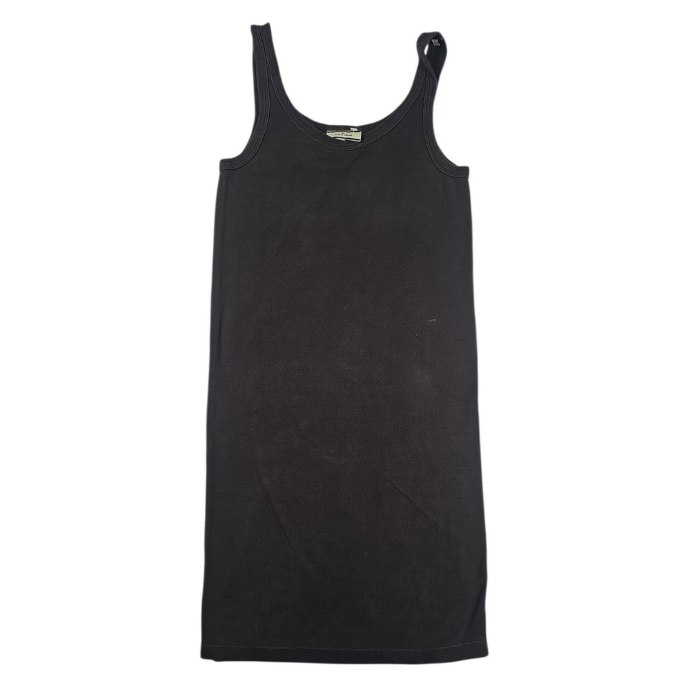 By Malene Birger Washed Black Ribbed‎ Mini Dress Anisa Organic Small $299